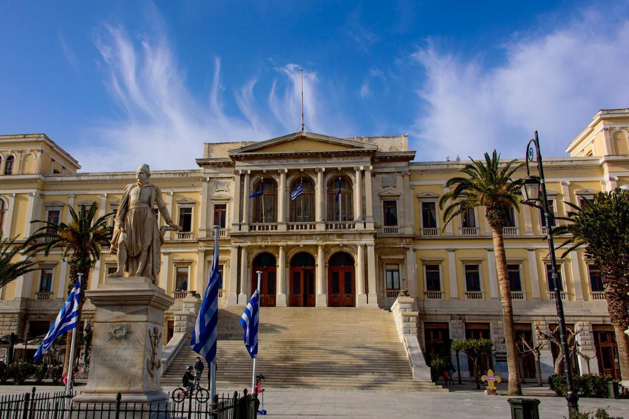 Mother'S House In Syros Aegean Sea Posidhonia  Exterior photo